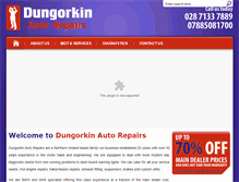 Tablet Screenshot of dungorkinauto.com